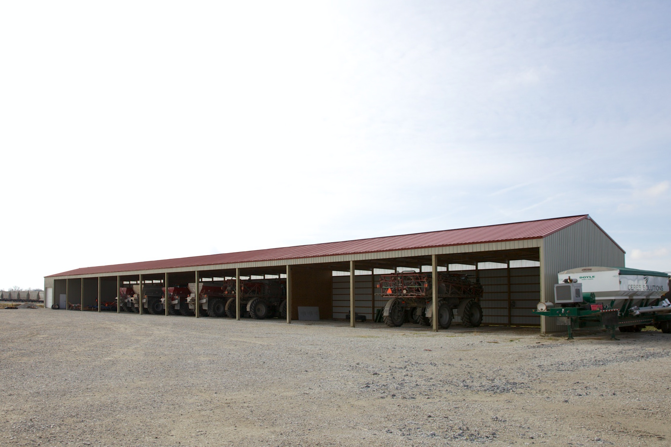 Open Sided Equipment Storage Crawfordsville, IN FBi Buildings